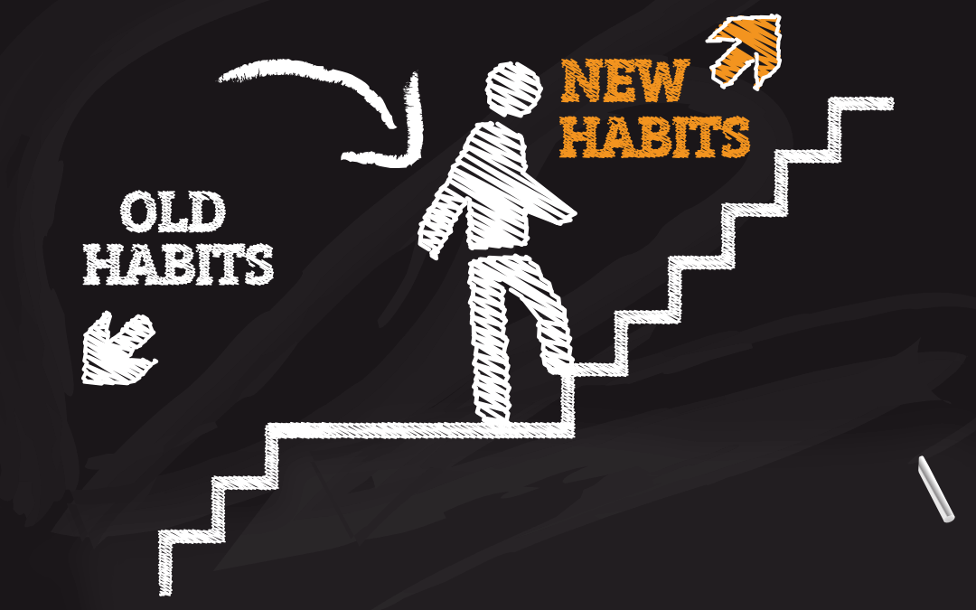 Replace old habits with new habits. 