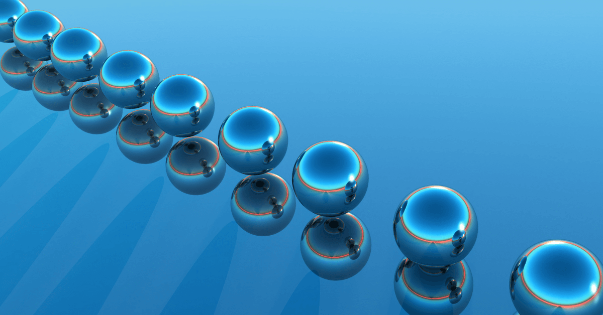Flexible glass marbles, symbolising boundaries.